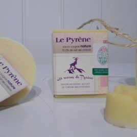 Savon Pyrène: 10.5% de lait de chèvre, nature